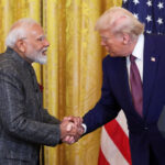 PM Modi and US President Donald Trump deliver a joint press statement
